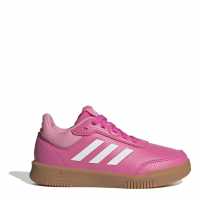 Adidas Средни Маратонки За Момичета Tensaur 3 Junior Girls Trainers Розово/Гума Детски маратонки