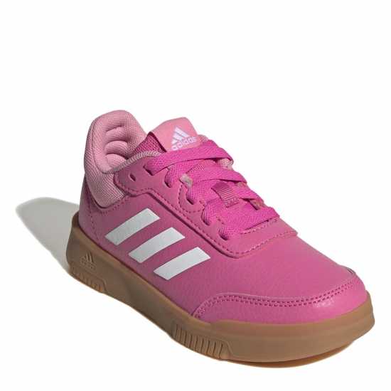 Adidas Средни Маратонки За Момичета Tensaur 3 Junior Girls Trainers Розово/Гума Детски маратонки