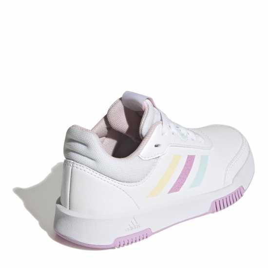 Adidas Средни Маратонки За Момичета Tensaur 3 Junior Girls Trainers Бяло/Розово Детски маратонки