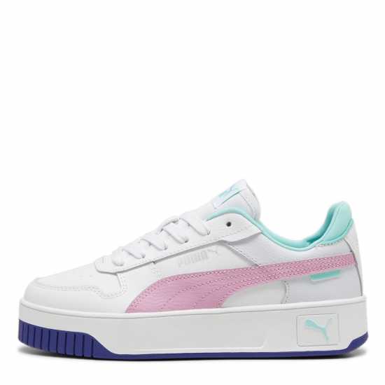 Puma Carina Street Jr Бяло/Мауве/Мента Детски високи кецове