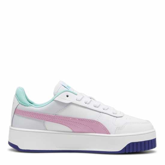 Puma Carina Street Jr Бяло/Мауве/Мента Детски високи кецове