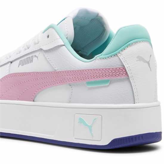 Puma Carina Street Jr Бяло/Мауве/Мента Детски високи кецове