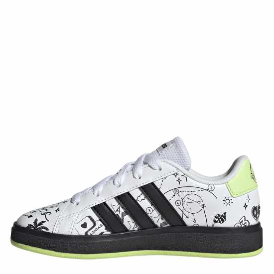 Adidas Маратонки Girls Grand Court Trainers Бял/Многоцветно Детски маратонки