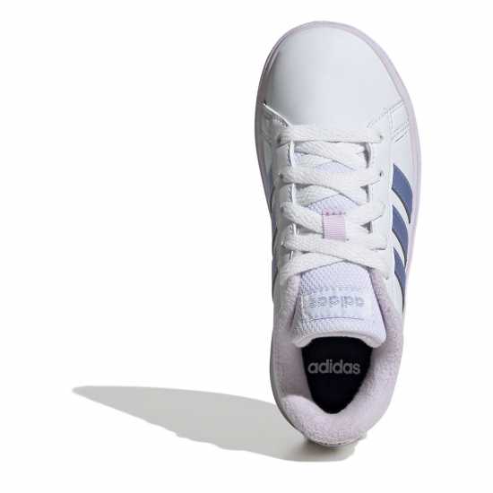 Adidas Маратонки Girls Grand Court Trainers Бяло/Синьо Детски маратонки