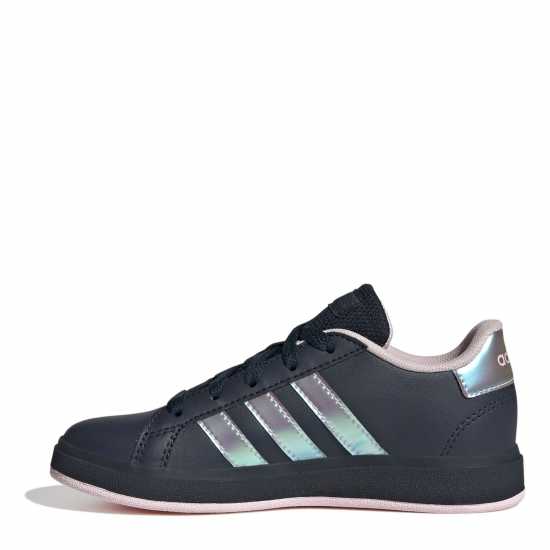 Adidas Маратонки Girls Grand Court Trainers Черно/Иридес Детски маратонки