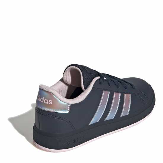 Adidas Маратонки Girls Grand Court Trainers Черно/Иридес Детски маратонки