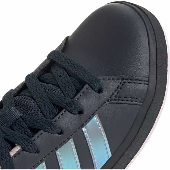 Adidas Маратонки Girls Grand Court Trainers Черно/Иридес Детски маратонки