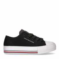 Tommy Hilfiger Tommy Low Lace Snkr Jn42 Черно 999 Детски високи кецове