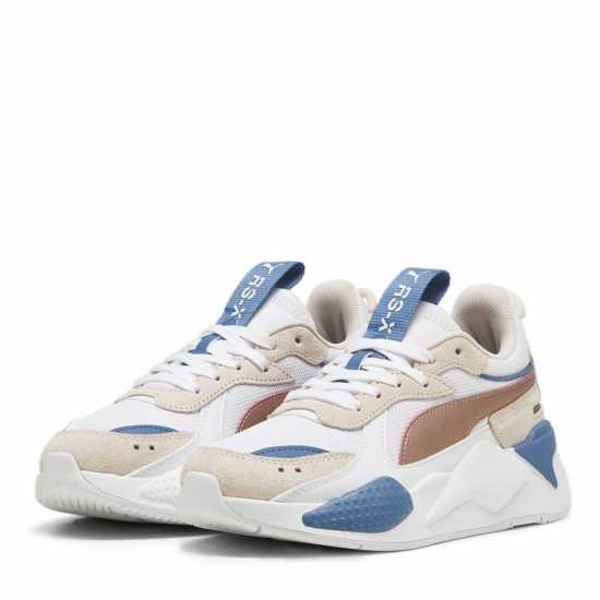 Puma Metallic Jr Бяло/Розово Детски маратонки