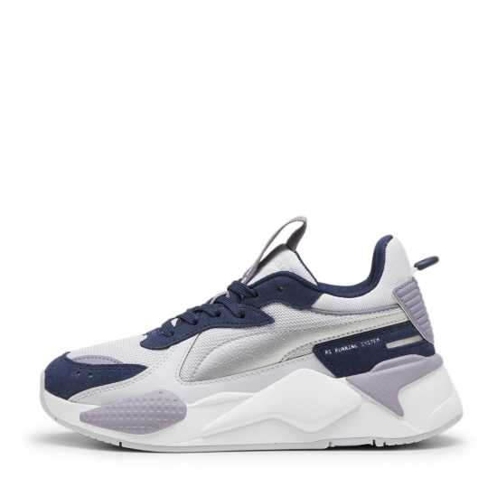 Puma Metallic Jr Сребро/Слива Детски маратонки