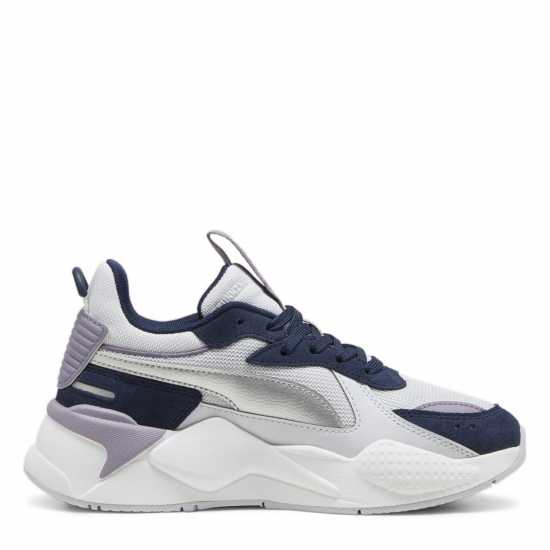 Puma Metallic Jr Сребро/Слива Детски маратонки