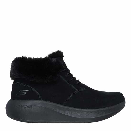 Skechers Боти С Пух Момичета Max Cushioning Essential Snug Boots Girls Черно Детски ботуши