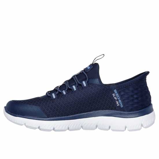 Skechers Slip-Ins Mesh Sneaker W Bungee Deta Slip On Runners Girls  Детски високи кецове