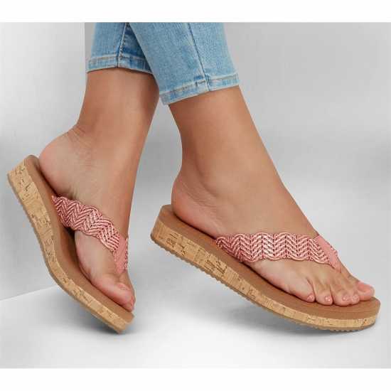 Skechers Джапанки Open Weave Thong Yoga Foam Flip Flops Girls  Детски сандали и джапанки