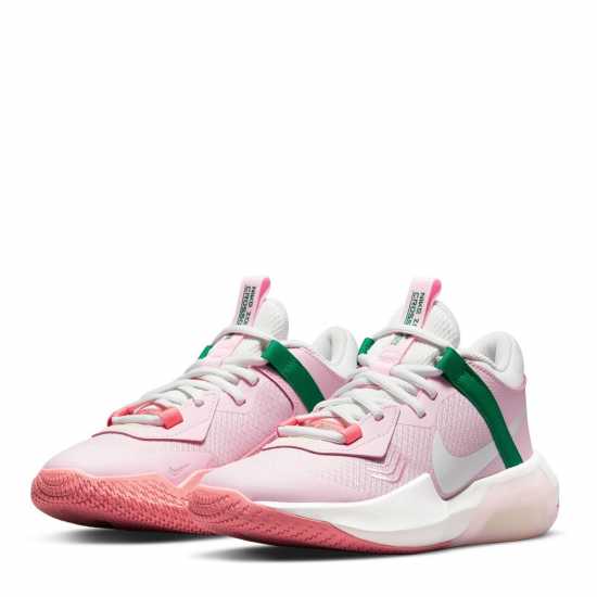 Nike Air Zoom Crossover Big Kids' Basketball Shoes Pink/White Мъжки баскетболни маратонки