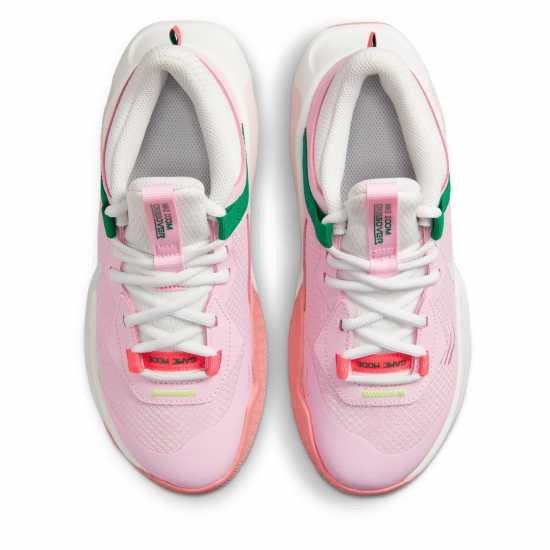 Nike Air Zoom Crossover Big Kids' Basketball Shoes Pink/White Мъжки баскетболни маратонки