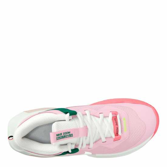 Nike Air Zoom Crossover Big Kids' Basketball Shoes Pink/White Мъжки баскетболни маратонки