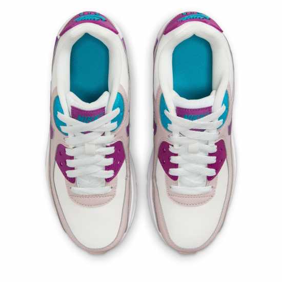 Nike Air Max 90 LTR Big Kids' Shoes White/Violet Детски маратонки