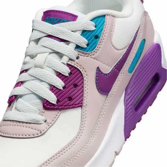 Nike Air Max 90 LTR Big Kids' Shoes White/Violet Детски маратонки