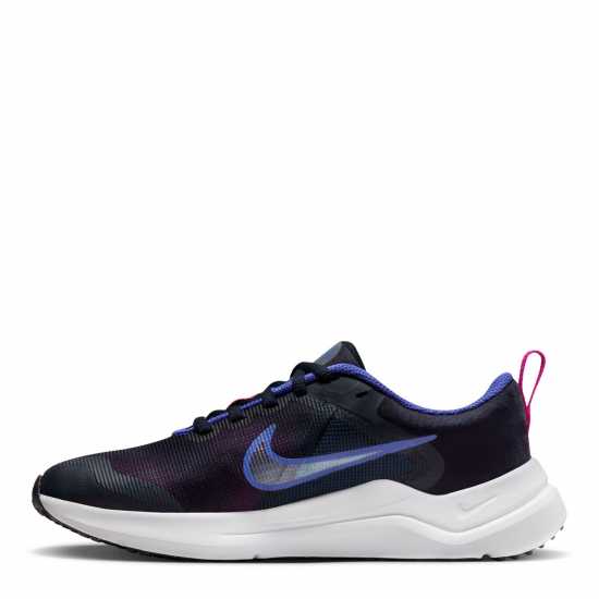 Nike Downshifter 12 Big Kids' Road Running Shoes Морско синьо/Розово Детски маратонки