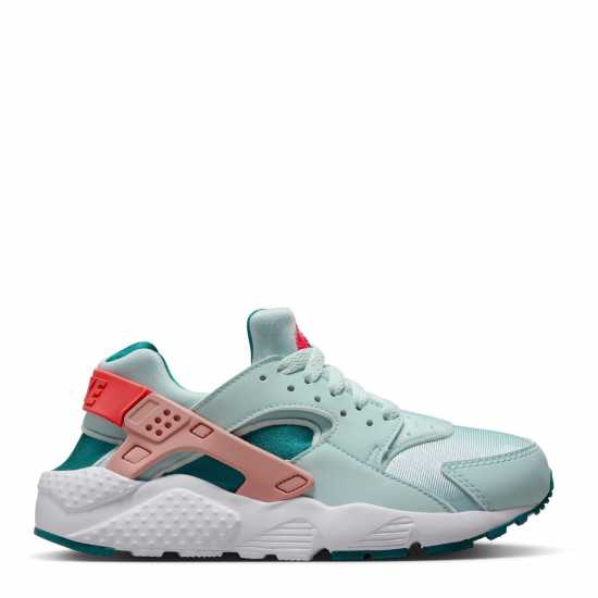 Nike Huarache Run Big Kids' Shoes Джейд/Тил Детски маратонки