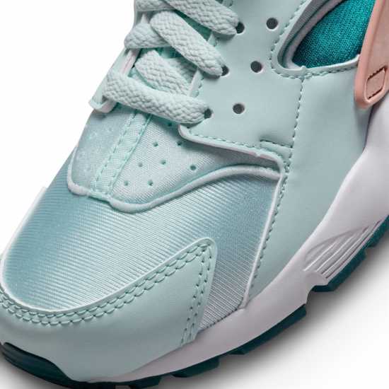 Nike Huarache Run Big Kids' Shoes Джейд/Тил Детски маратонки