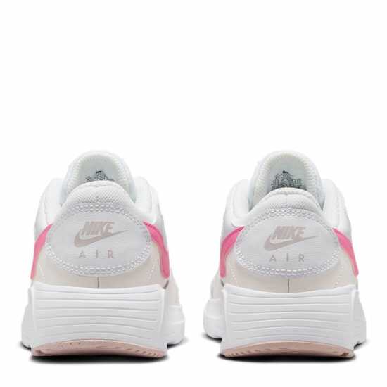 Nike Средни Маратонки За Момичета Air Max Sc Junior Girls Trainers Бяло/Розово 