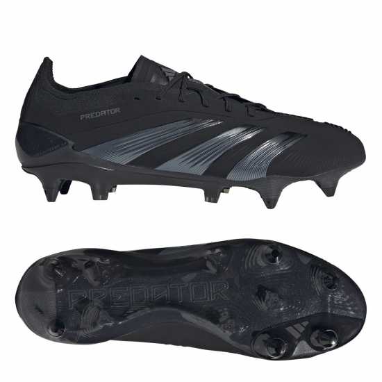 Adidas Predator Elite Sg Soft Ground Football Boots Boys Основно черно/Карб 