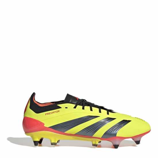 Adidas Predator Elite Sg Soft Ground Football Boots Boys Отбор Слънчево Жълто 