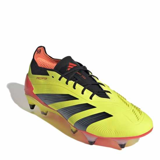 Adidas Predator Elite Sg Soft Ground Football Boots Boys Отбор Слънчево Жълто 