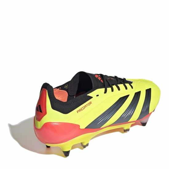 Adidas Predator Elite Sg Soft Ground Football Boots Boys Отбор Слънчево Жълто 