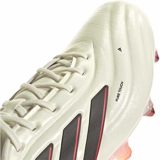 Adidas Copa Pure Ii Elite Juniors Soft Ground Football Boots Ivory/Core Blac 