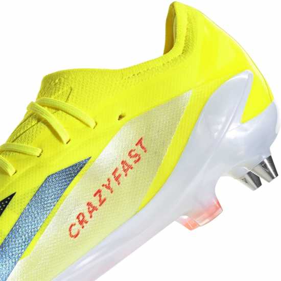 Adidas X Crazyfast Elite Sg Soft Ground Football Boots Boys Отбор Слънчево Жълто 