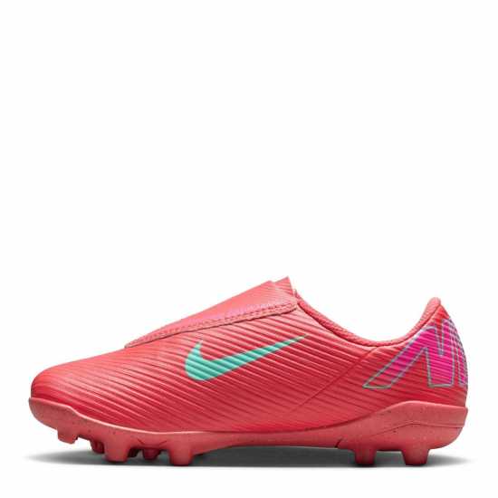 Nike Mercurial Vapour 16 Club Childrens Firm Ground Football Boots Червено/Зелено 