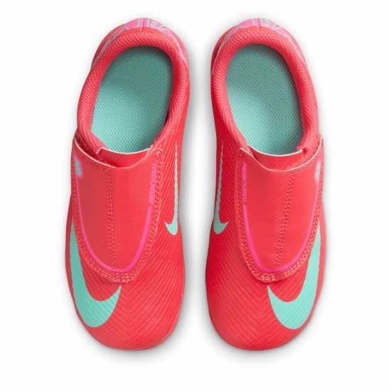 Nike Mercurial Vapour 16 Club Childrens Firm Ground Football Boots Червено/Зелено 