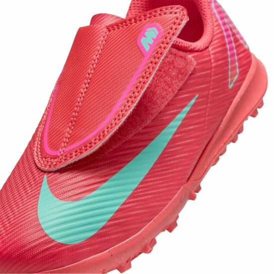 Nike Mercurial Vapour 16 Club Childrens Astro Turf Football Boots Червено/Зелено 