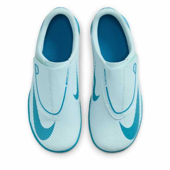 Nike Mercurial Vapour 16 Club Childrens Astro Turf Football Boots Синьо/Балтийско 