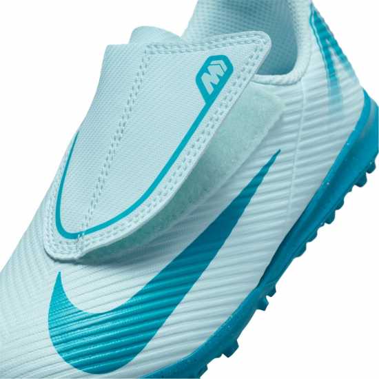 Nike Mercurial Vapour 16 Club Childrens Astro Turf Football Boots Синьо/Балтийско 