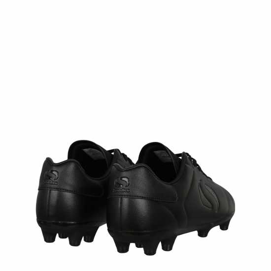 Sondico Strike Firm Ground Juniors Football Boots Черно/Черно Детски футболни бутонки