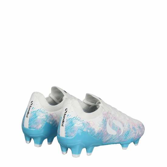 Sondico Blaze Childrens Fg Football Boots Бяло/Розово/Синьо Детски футболни бутонки