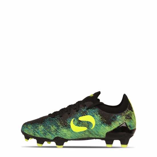 Sondico Blaze Childrens Fg Football Boots Черно/Зелено 