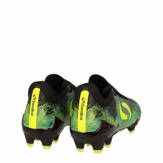 Sondico Blaze Childrens Fg Football Boots Черно/Зелено 