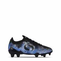 Sondico Blaze Childrens Fg Football Boots Черно/Синьо Детски футболни бутонки