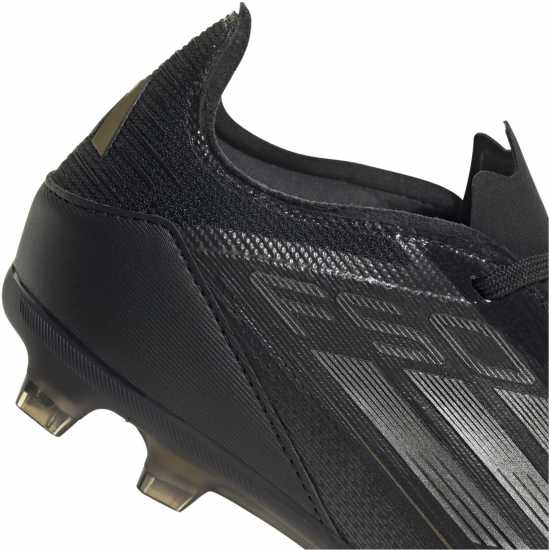 Adidas F50 Pro Childrens Firm Ground Football Boots Черно/сребро Детски футболни бутонки