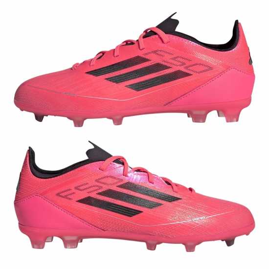 Adidas F50 Pro Childrens Firm Ground Football Boots Розово/Черно 