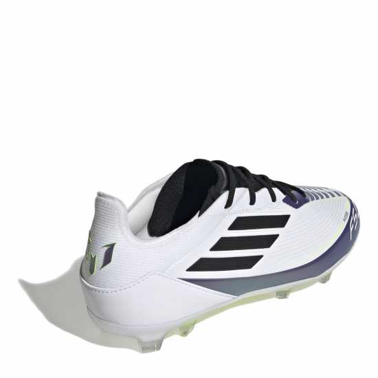 Adidas F50 Pro Childrens Firm Ground Football Boots Бяло/Лилаво 