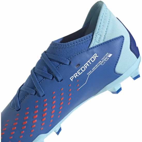 Adidas Predator Accuracy.3 Childrens Firm Ground Football Boots Синьо/Бяло Детски футболни бутонки