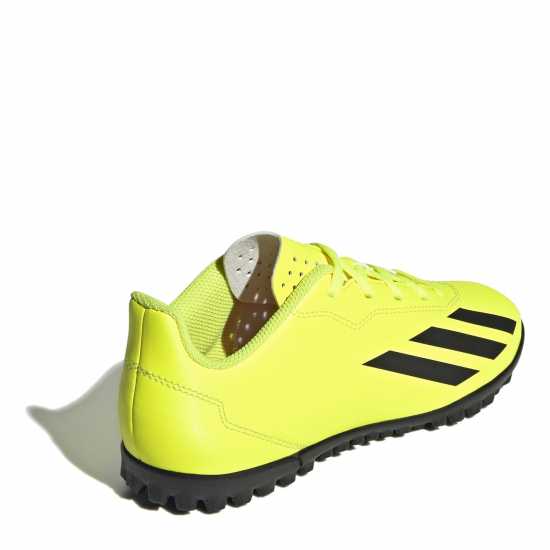 Adidas X Crazyfast Club Childrens Astro Turf Football Boots Жълто/Черно/Бяло Футболни стоножки