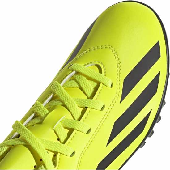 Adidas X Crazyfast Club Childrens Astro Turf Football Boots Жълто/Черно/Бяло Футболни стоножки