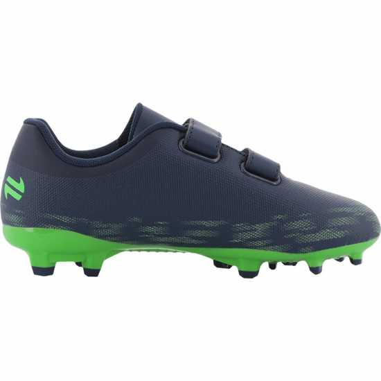 Oneills Zenith V Firm Ground Football Boots Child Морска синьо/Лайм Детски футболни бутонки